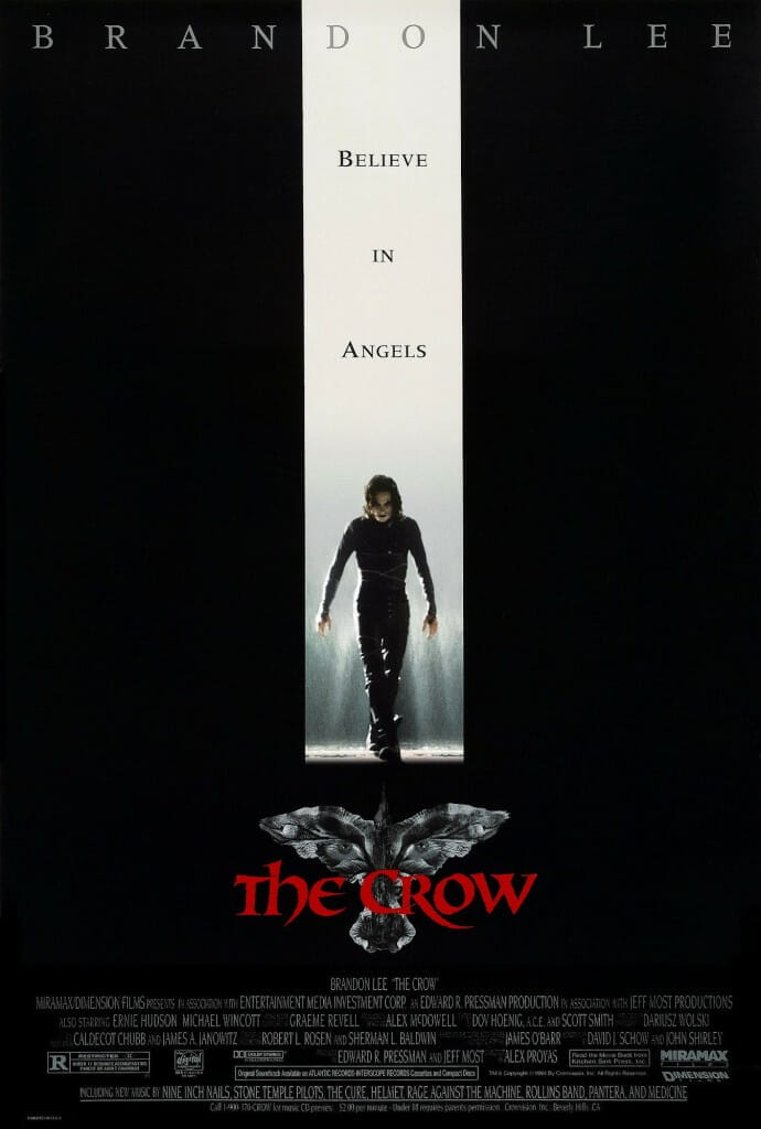 Fantasy Movies 90s: the crow