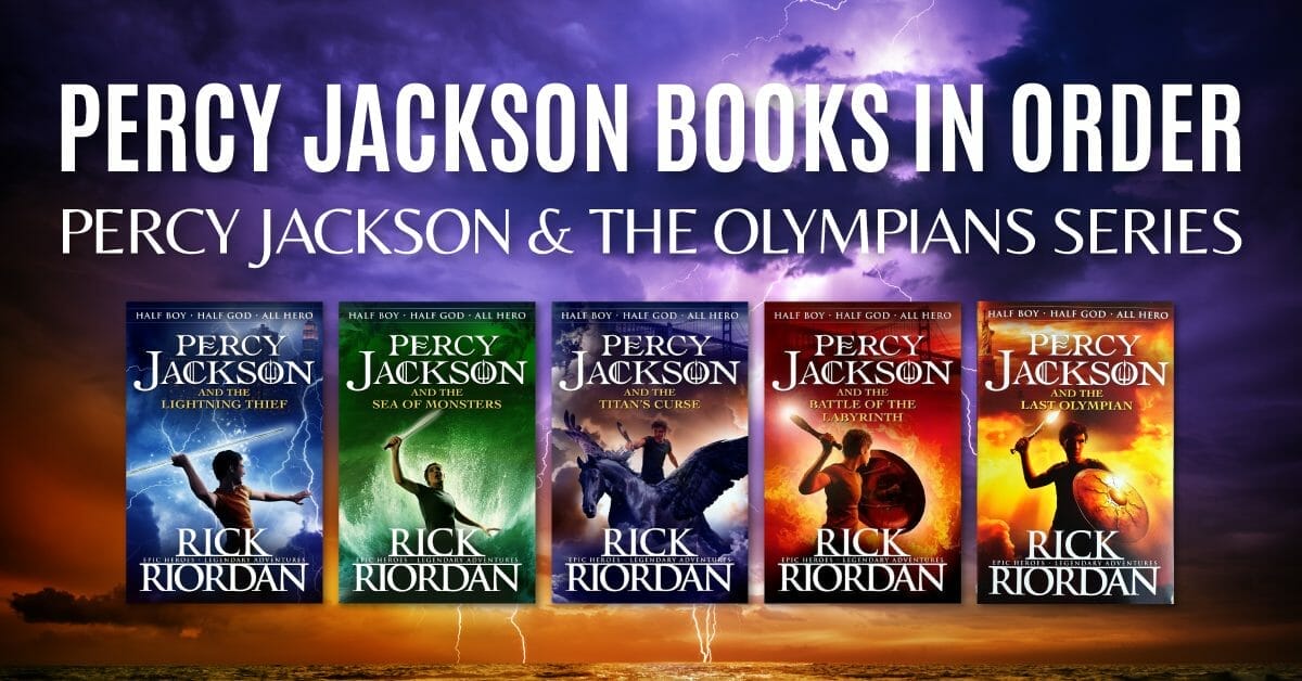 Percy Jackson Books In Order Percy Jackson And The Olympians Series