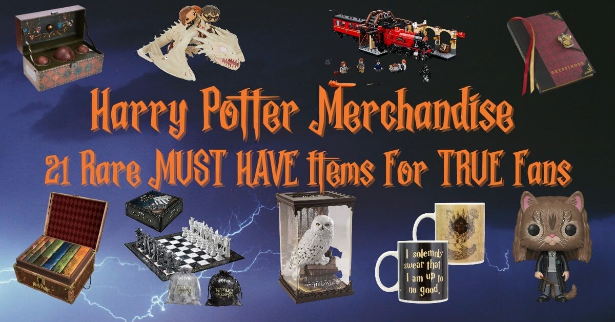 Harry Potter Merchandise: 21 Rare MUST HAVE Items For True Fans