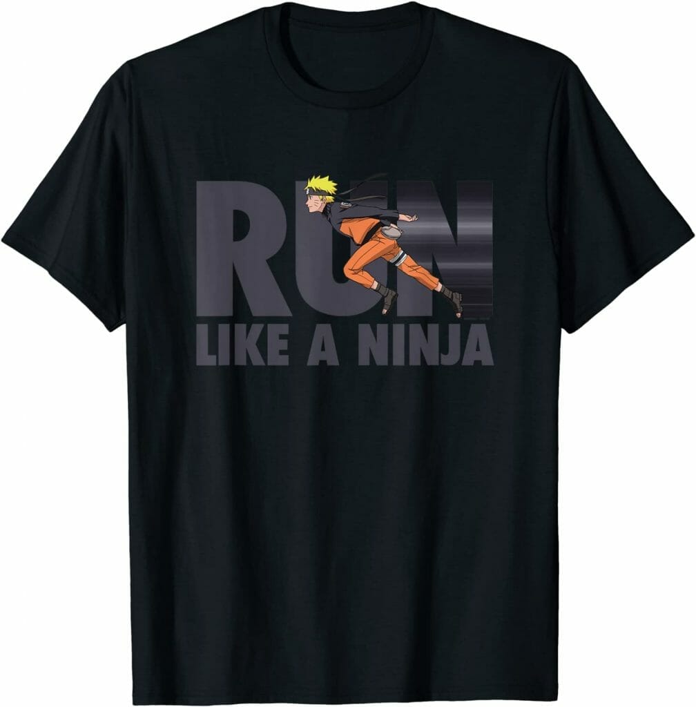Naruto Merch: naruto run tshirt