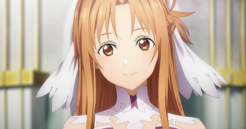 female anime characters: asuna