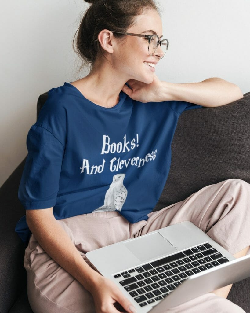 harry potter shirts: books and cleverness