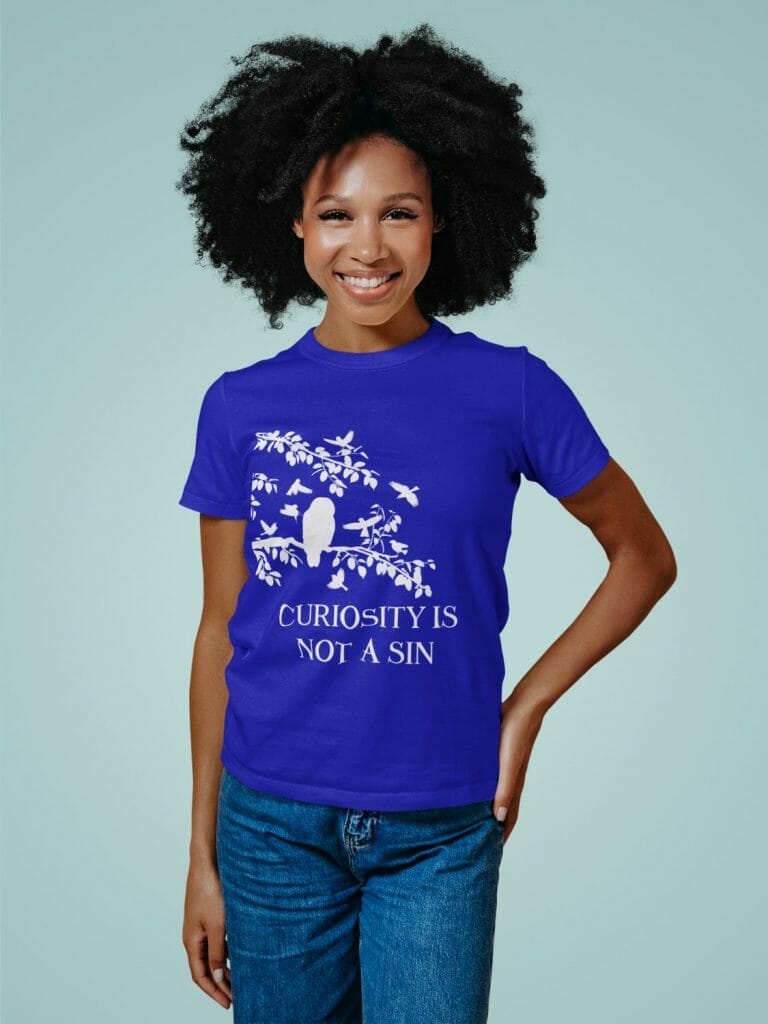 harry potter shirts: curiosity is a sin