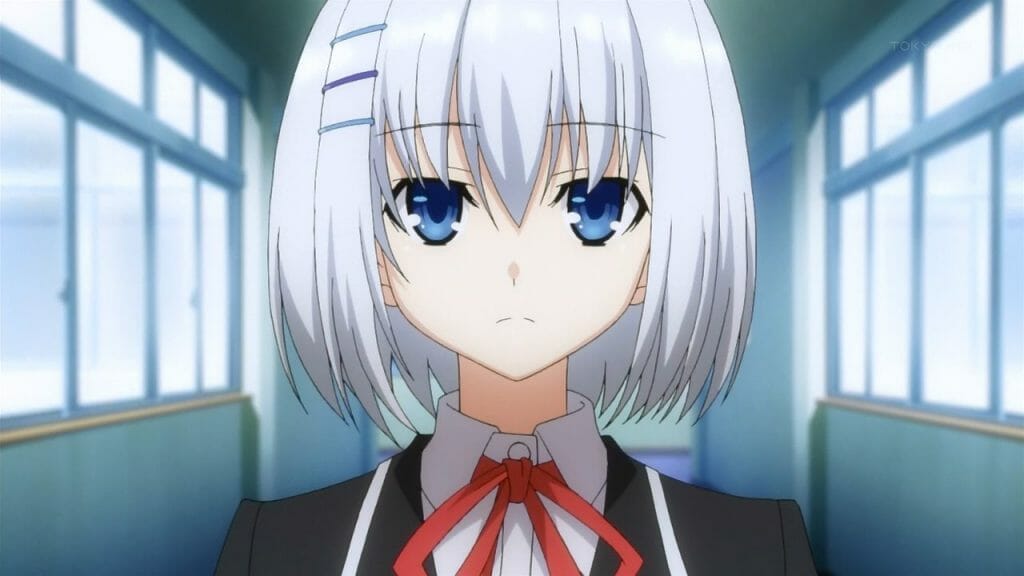 White Haired Anime Characters: origami tobiichi