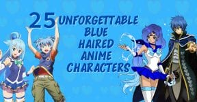 Blue Haired Anime Characters FB