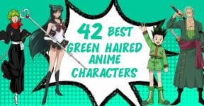 Green Haired Anime Characters FB