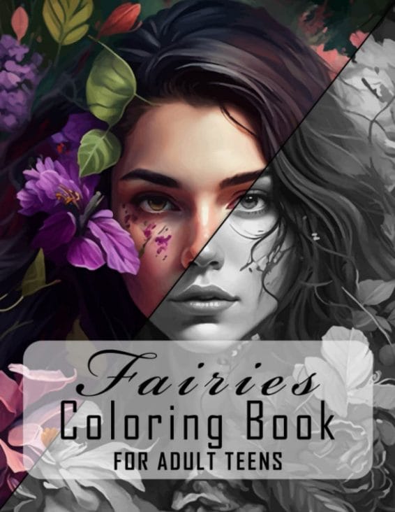 fairy coloring books for adults