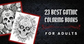 23 Best Gothic Coloring Books For Adults