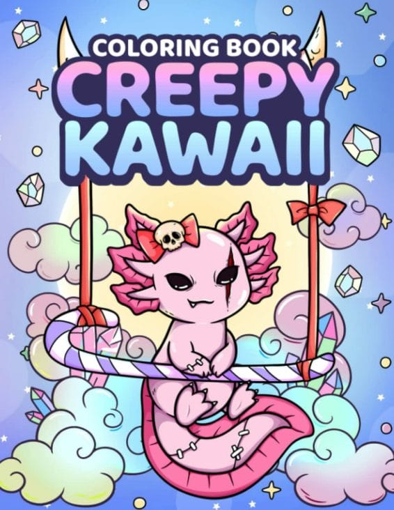 creepy kawaii coloring book