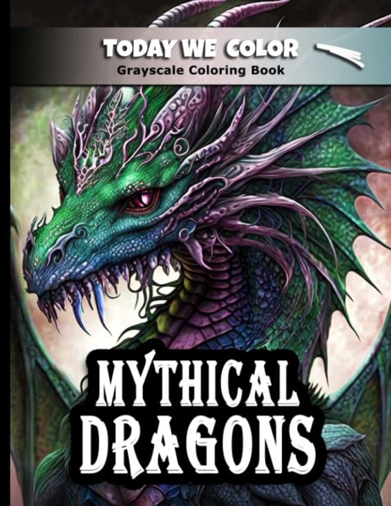 dragon coloring book