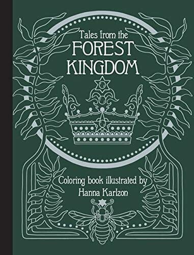 enchanted forest coloring book