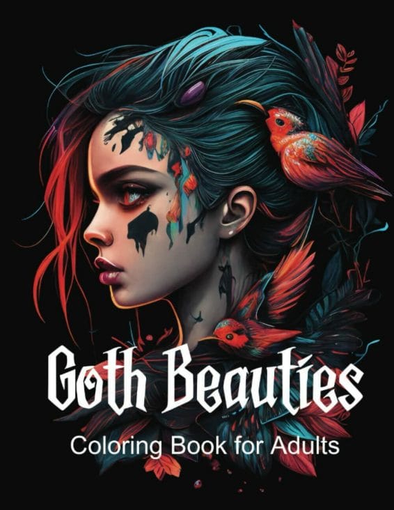 Gothic coloring book