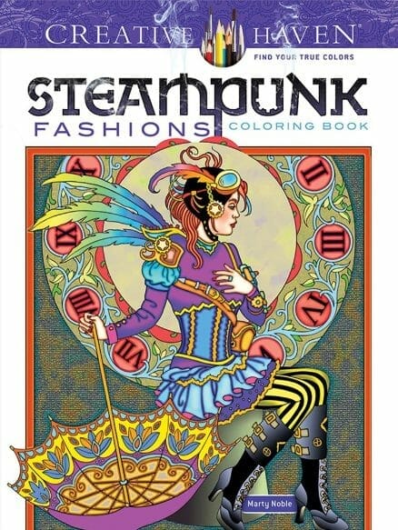 Steampunk coloring books