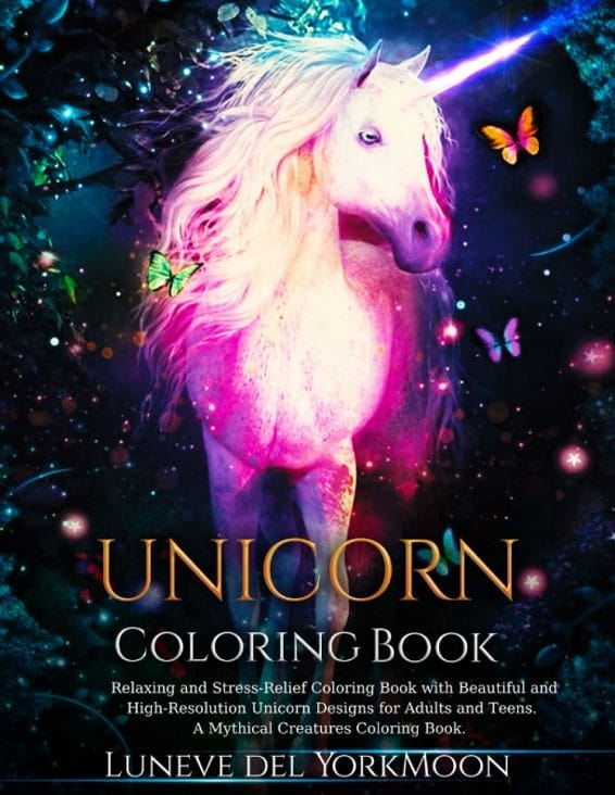unicorn coloring book