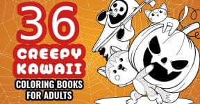 36 Creepy Kawaii Coloring Books For Adults