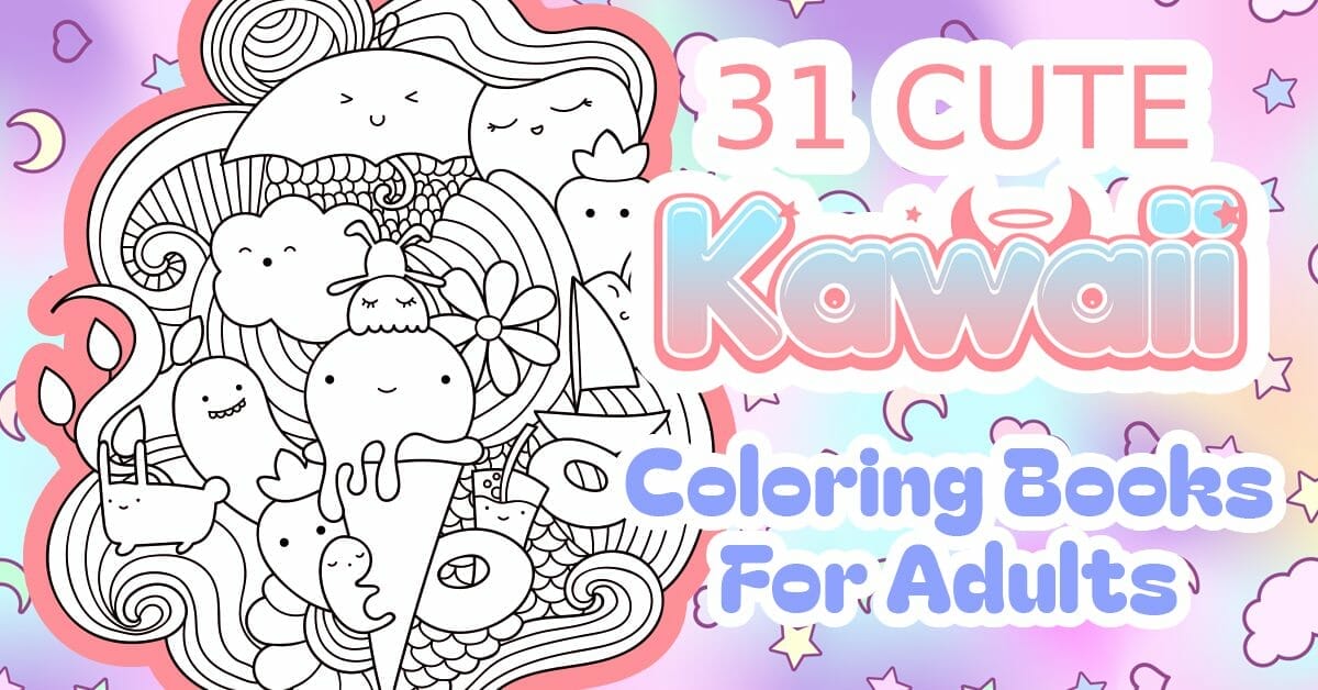 Kawaii CupCake Coloring Book: Cute coloring books for adults - Coloring  Pages for Adults and Kids (Anime and Manga Coloring Books) girls coloring