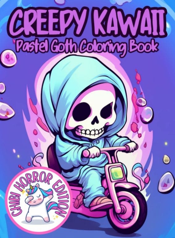 Pastel Goth Coloring Pages