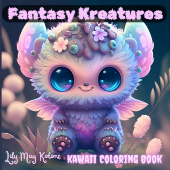 fantasy coloring books for adults: fantasy kreatures